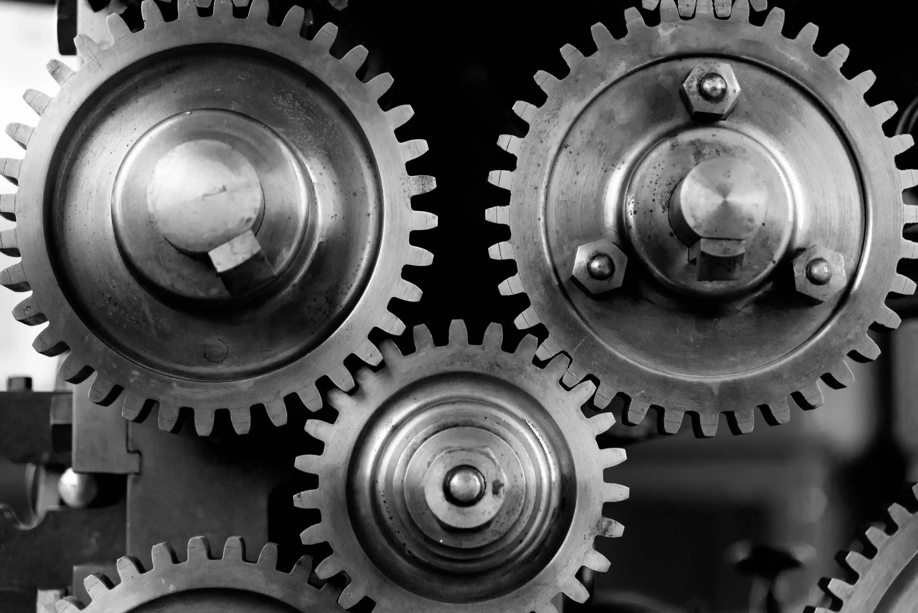 Cogs from a large machine