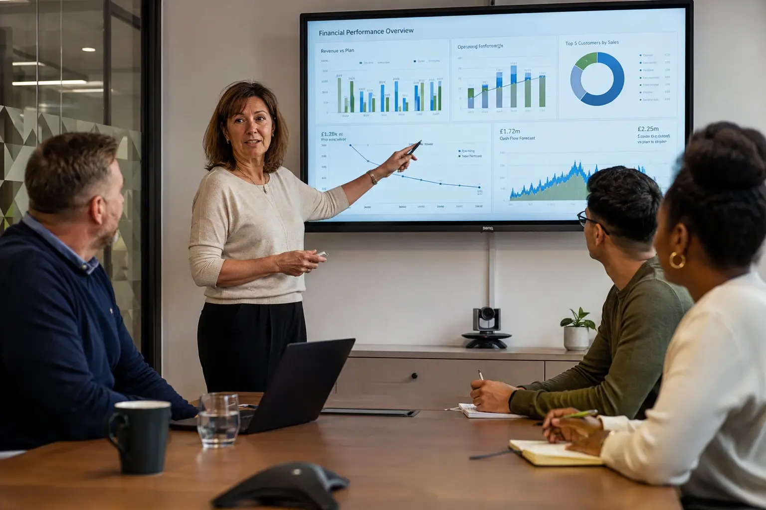 Fractional Finance Director working within an SME business
